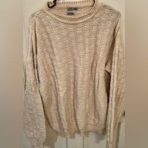Tony Lambert Design Group Vintage 80's Chunky Knit  Sweater, Size XL